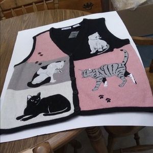 Blair cat sweater vest
